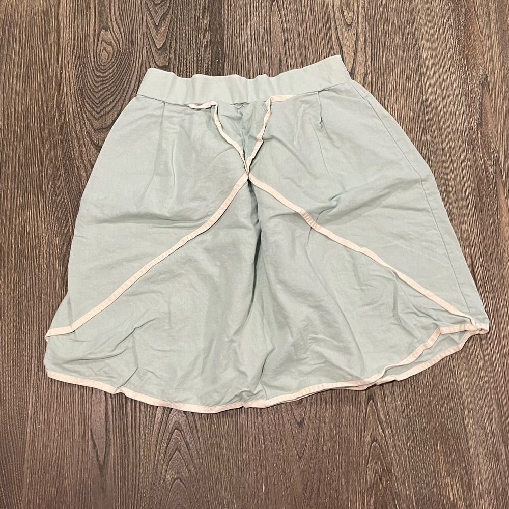 Matilda Jane Serendipity Sweet Tea Skirt A-Line Linen Blend Mint Green Size M